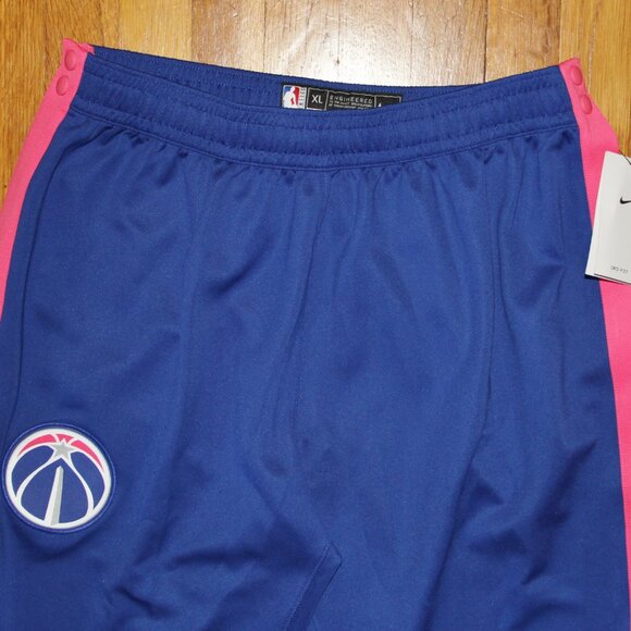 Nike Washington Wizards City Edition Pants NBA Authentics Men XL Blue - Picture 3 of 8